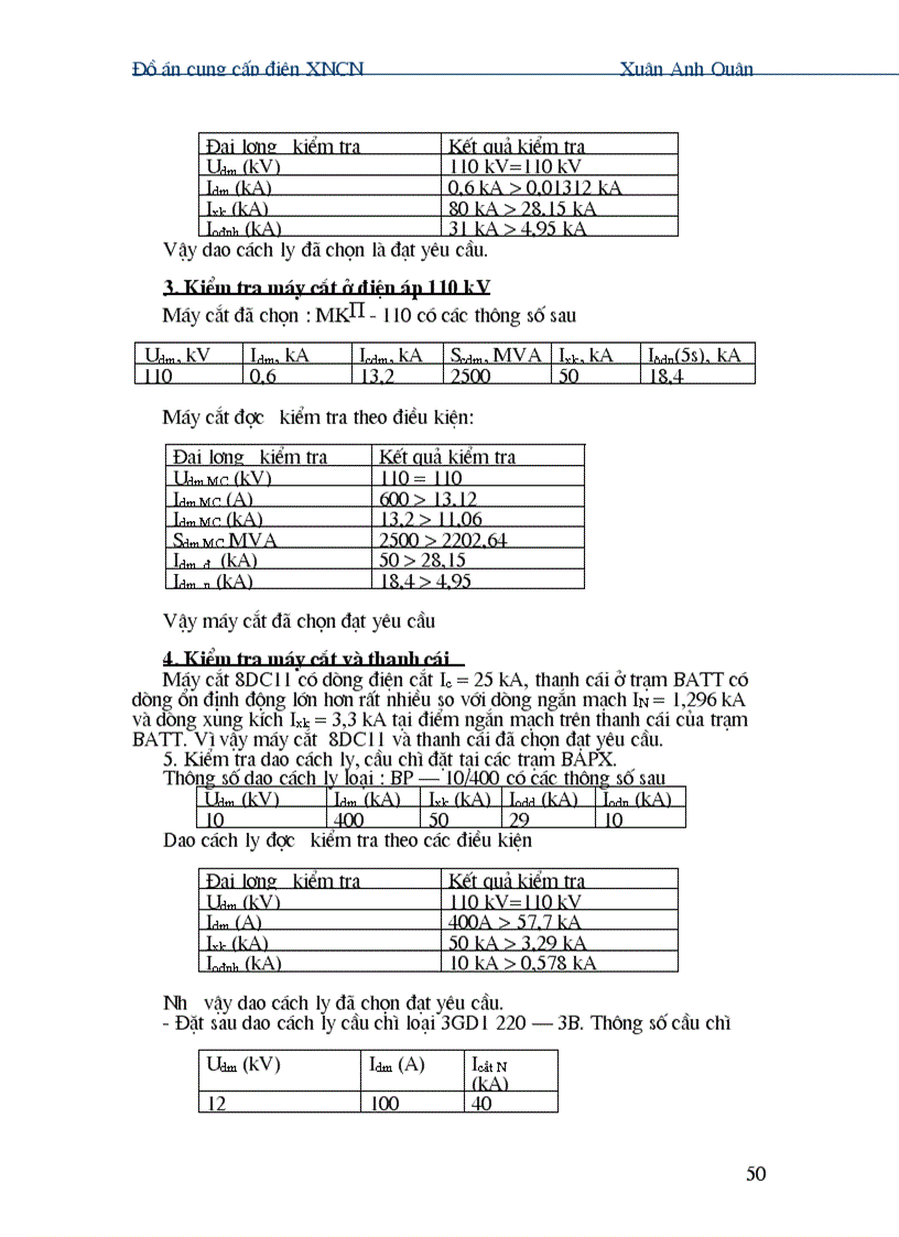image for page Đồ án cung cấp điện XNCN