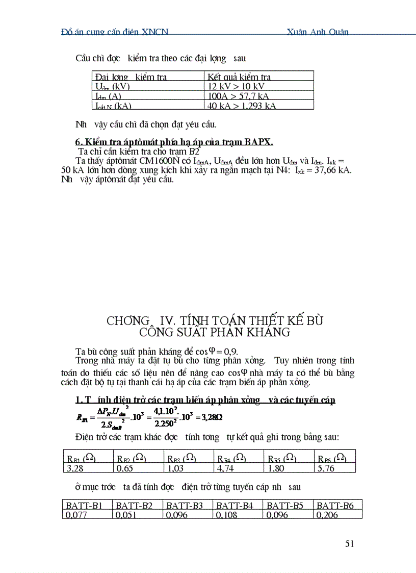 image for page Đồ án cung cấp điện XNCN