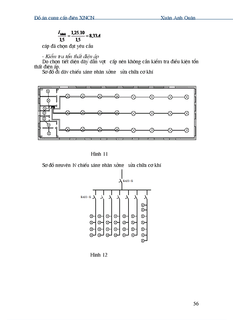 image for page Đồ án cung cấp điện XNCN