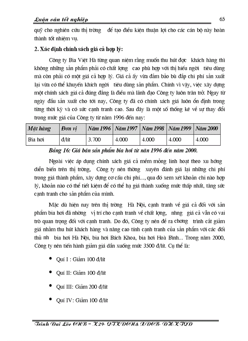 image for page Một số giải pháp cơ bản nhằm duy trì và mở rộng thị trường tiêu thụ sản phẩm của Công ty Bia Việt Hà