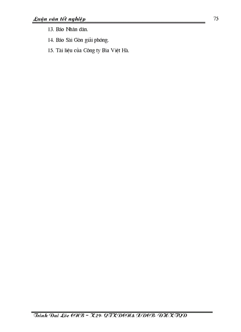 image for page Một số giải pháp cơ bản nhằm duy trì và mở rộng thị trường tiêu thụ sản phẩm của Công ty Bia Việt Hà