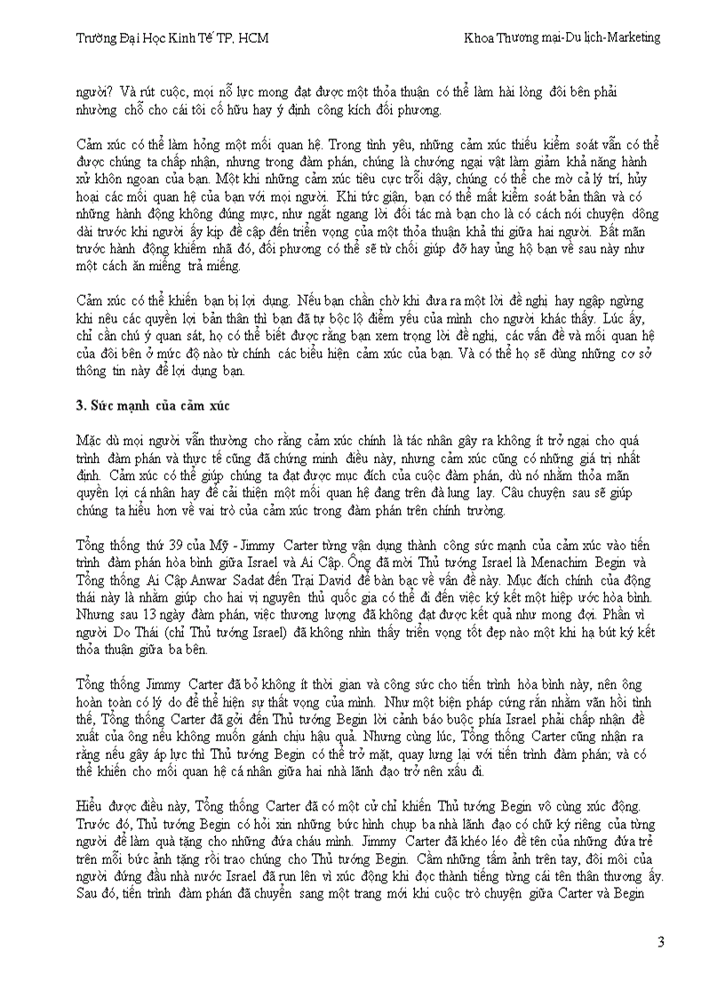 image for page Môn quản trị học Ảnh hưởng của trí tuệ cảm xúc trong đàm phán