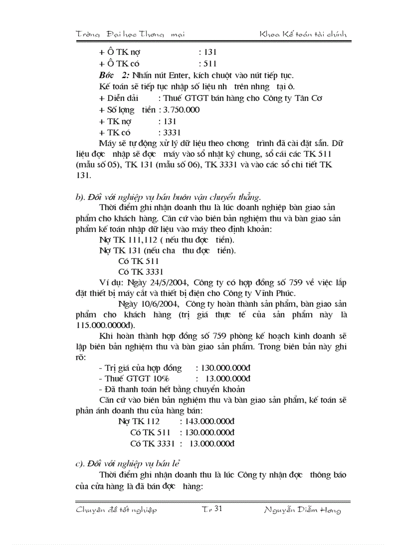 image for page Hoàn thiện kế toán nghiệp vụ bán hàng tại Công ty Điện tử Công nghiệp