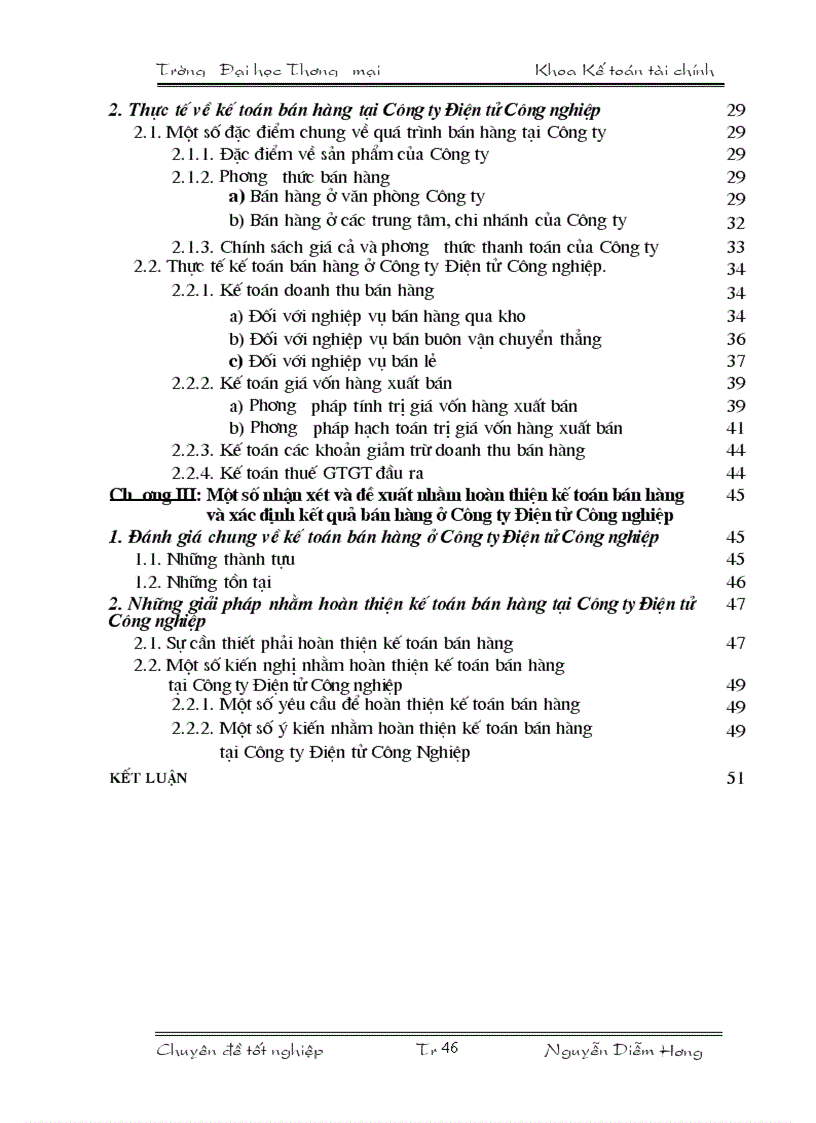 image for page Hoàn thiện kế toán nghiệp vụ bán hàng tại Công ty Điện tử Công nghiệp
