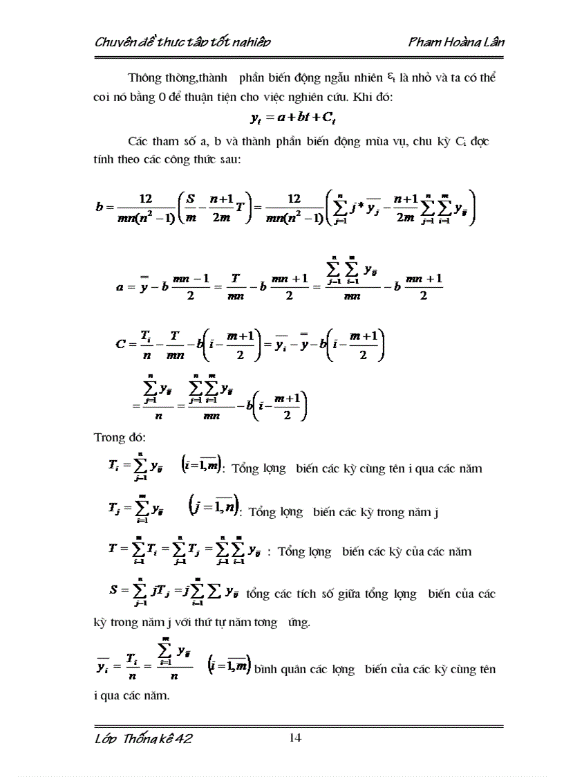image for page Vận dụng phương pháp dãy số thời gian nghiên cứu biến động lượng khách du lịch đến Hà Nội giai đoạn 1997 2003 và dự đoán cho giai đoạn 2004 2005