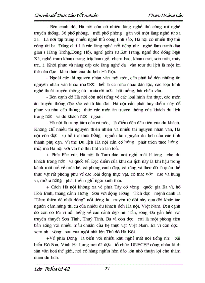 image for page Vận dụng phương pháp dãy số thời gian nghiên cứu biến động lượng khách du lịch đến Hà Nội giai đoạn 1997 2003 và dự đoán cho giai đoạn 2004 2005