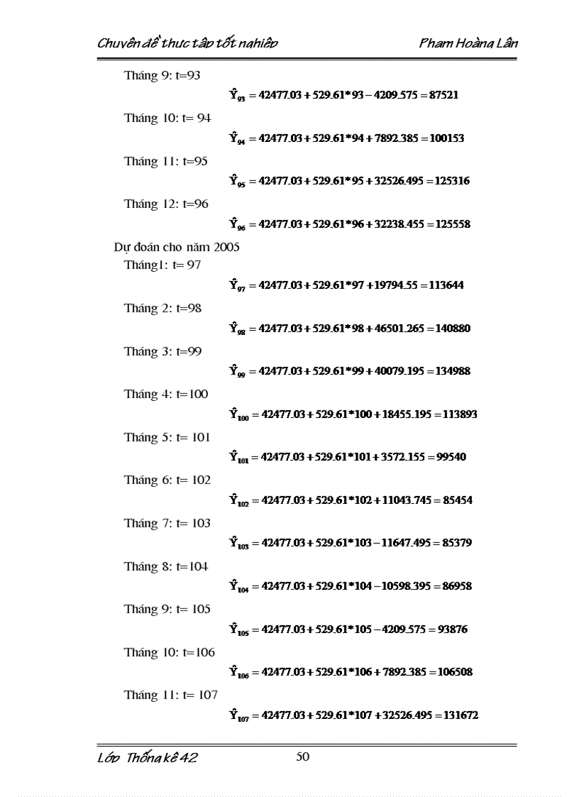 image for page Vận dụng phương pháp dãy số thời gian nghiên cứu biến động lượng khách du lịch đến Hà Nội giai đoạn 1997 2003 và dự đoán cho giai đoạn 2004 2005