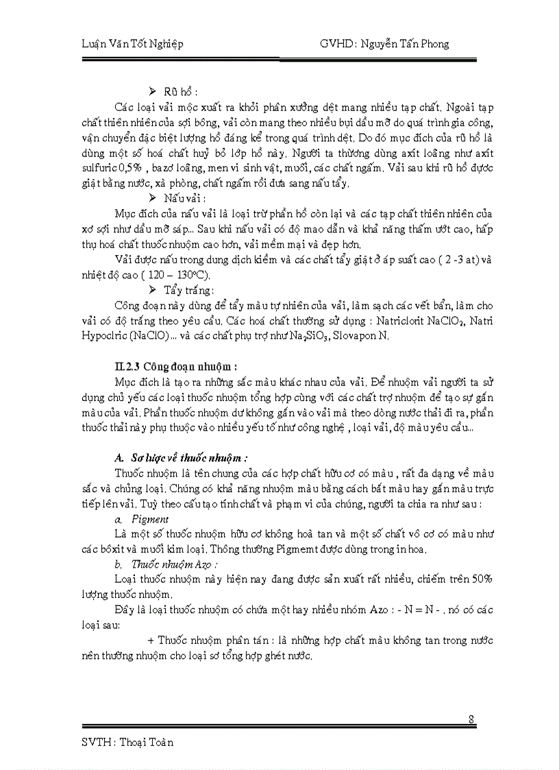 image for page Khảo sát hiện trạng môi trường thiết kế hệ thống xử lý nước thải cho công ty dệt nhuộm