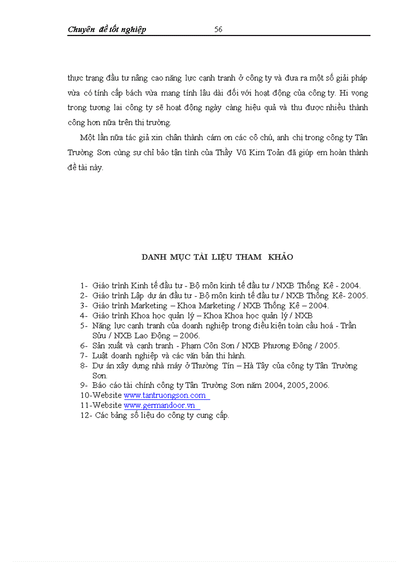 image for page Thực trạng và giải pháp đầu tư nâng cao năng lực cạnh tranh ở công ty cổ phần xuất nhập khẩu và xây dựng Tân Trường Sơn