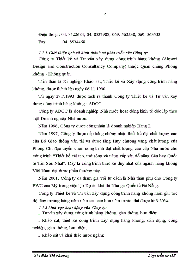 image for page Công tác Lập dự án tại công ty tư vấn thiết kế xây dựng công trình hàng không ADCC Nghiên cứu trường hợp dự án Xây dựng nhà ga hàng hóa cảng hàng không quốc tế Nội Bài