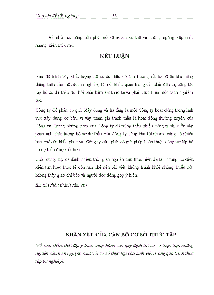 image for page Lập hồ sơ dự thầu ở Công ty Cổ phần Cơ giới Xây dựng và Hạ tầng