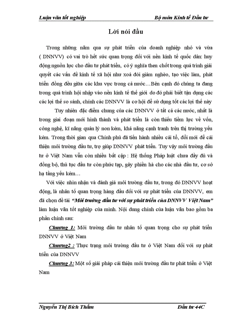 image for page Môi trường đầu tư với sự phát triển của Doanh nghiệp vừa và nhỏ Việt Nam