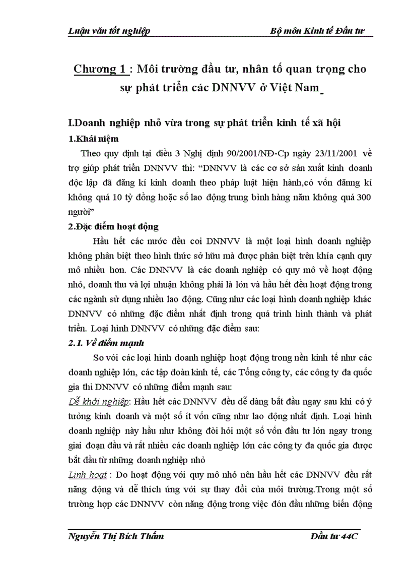 image for page Môi trường đầu tư với sự phát triển của Doanh nghiệp vừa và nhỏ Việt Nam