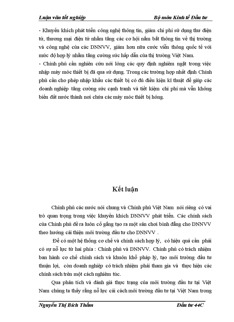 image for page Môi trường đầu tư với sự phát triển của Doanh nghiệp vừa và nhỏ Việt Nam