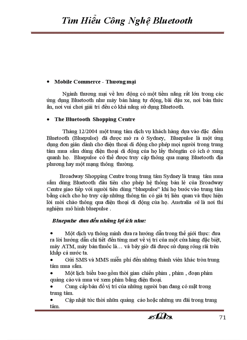 image for page Đề tài tốt nghiệp CÔNG NGHỆ BLUETOOTH