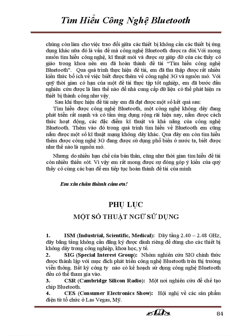 image for page Đề tài tốt nghiệp CÔNG NGHỆ BLUETOOTH