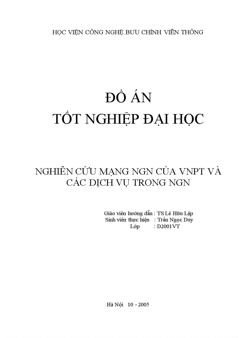 image for page Nghiên cứu mạng ngn của vnpt và các dịch vụ trong ngn