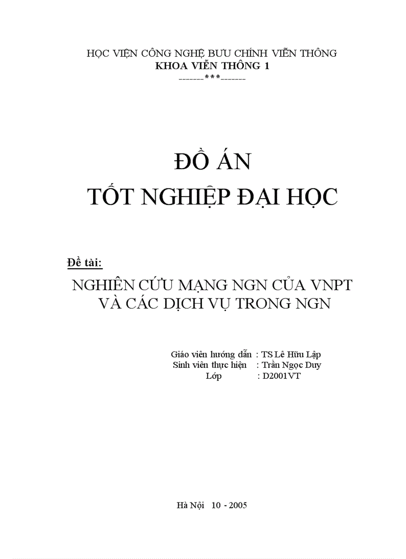 image for page Nghiên cứu mạng ngn của vnpt và các dịch vụ trong ngn