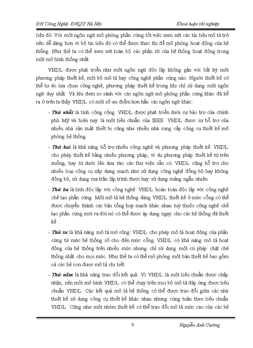 image for page Thực hiện bộ lọc fir trên chíp fpga