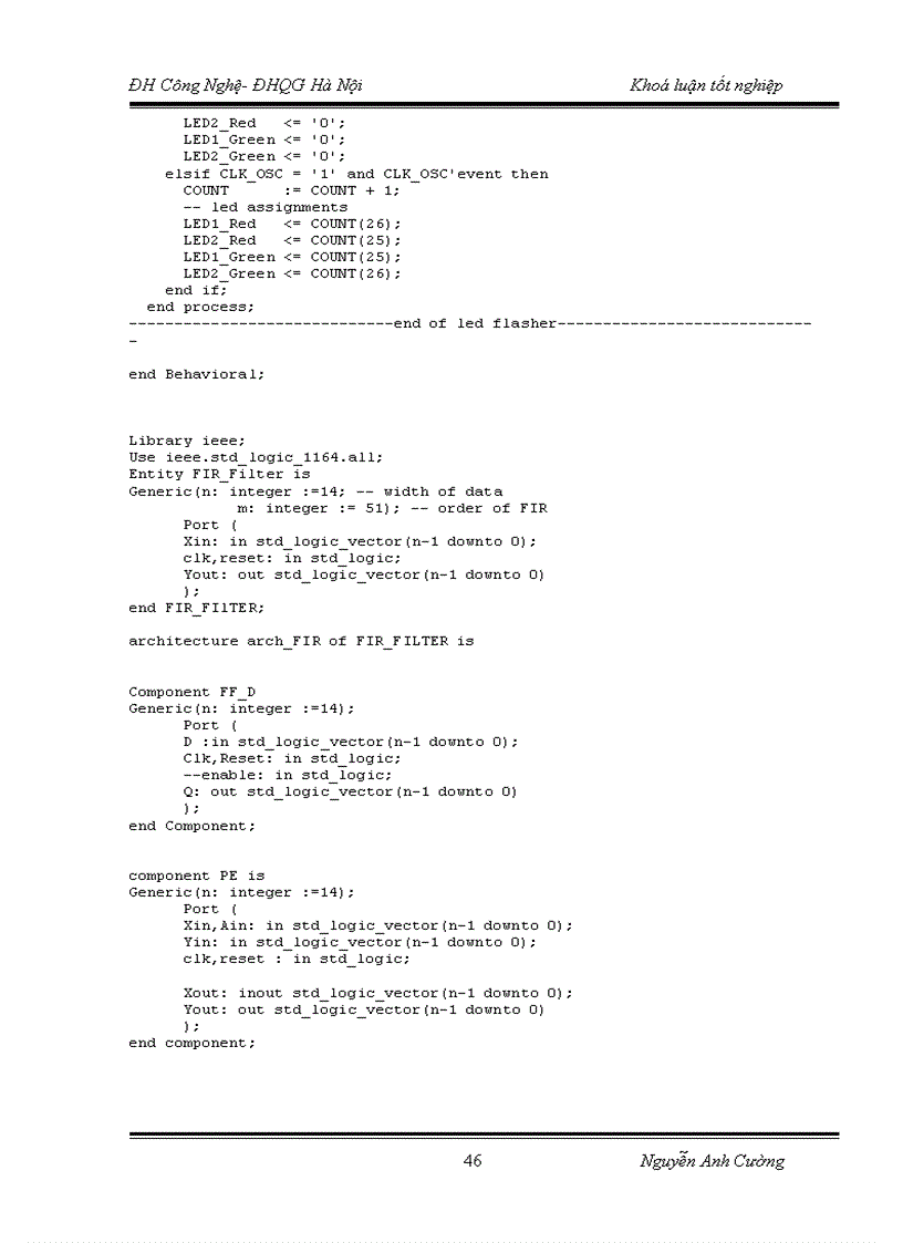 image for page Thực hiện bộ lọc fir trên chíp fpga