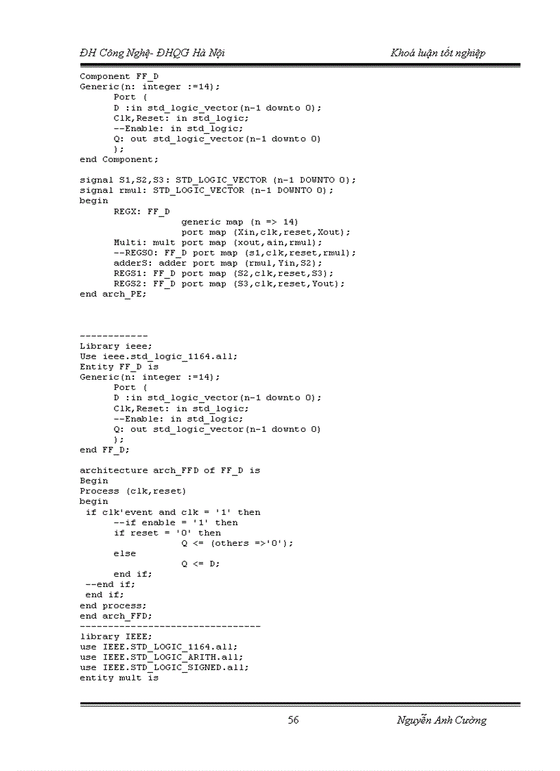 image for page Thực hiện bộ lọc fir trên chíp fpga