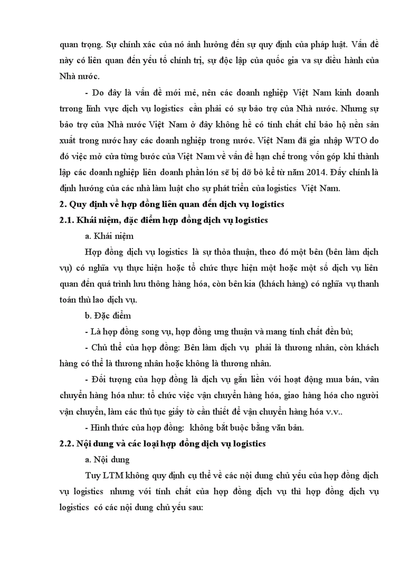 image for page Pháp luật về dịch vụ logistics