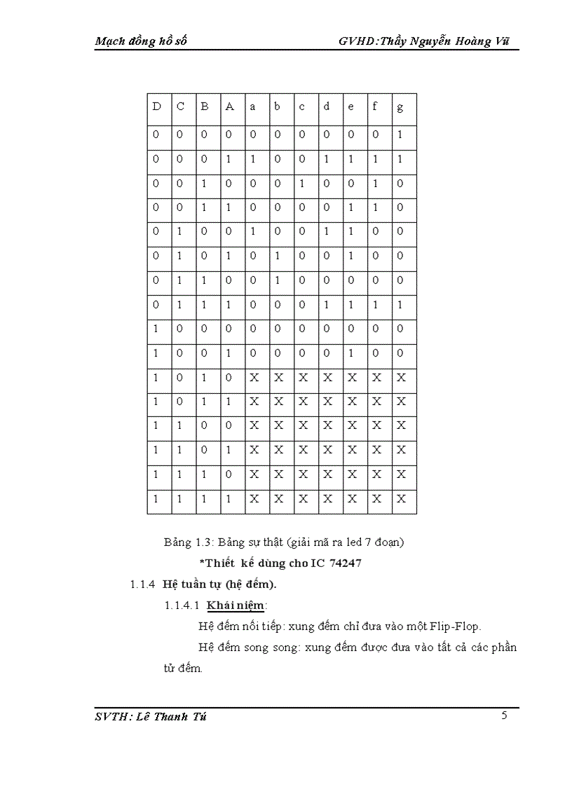image for page Thiết kế và Thi công mạch đồng hồ số dùng 7490