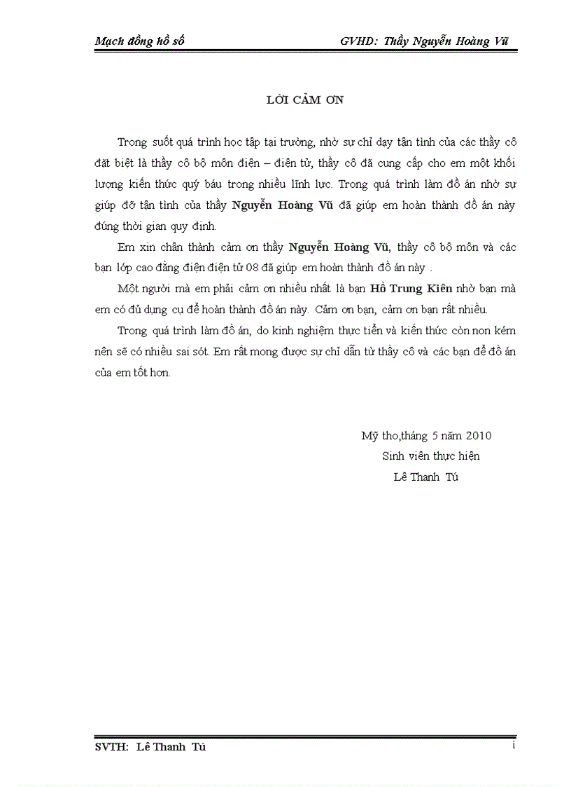 image for page Thiết kế và Thi công mạch đồng hồ số dùng 7490