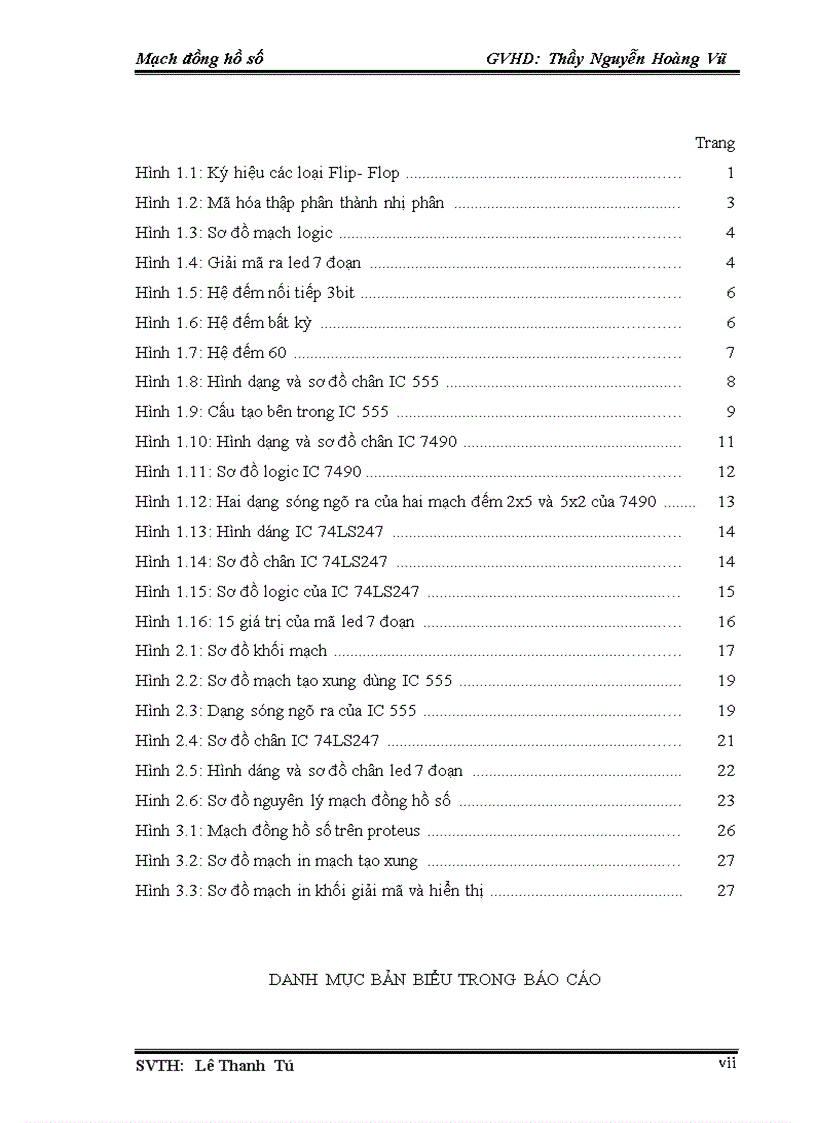 image for page Thiết kế và Thi công mạch đồng hồ số dùng 7490