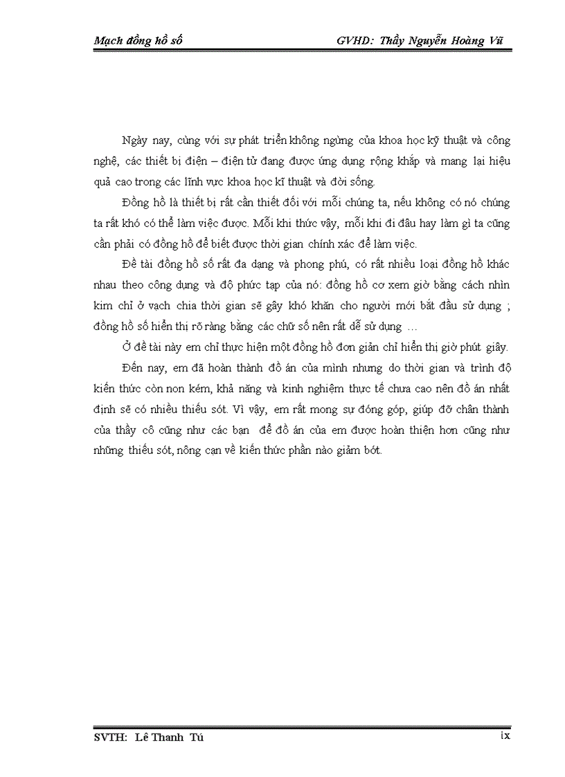 image for page Thiết kế và Thi công mạch đồng hồ số dùng 7490