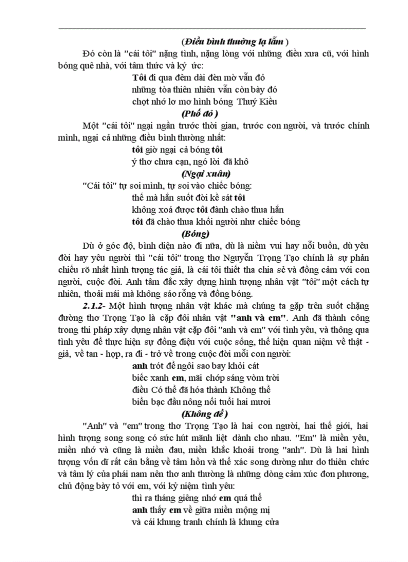 image for page Hình tượng thơ và quan niệm nghệ thuật về con người trong thơ Nguyễn Trọng Tạo