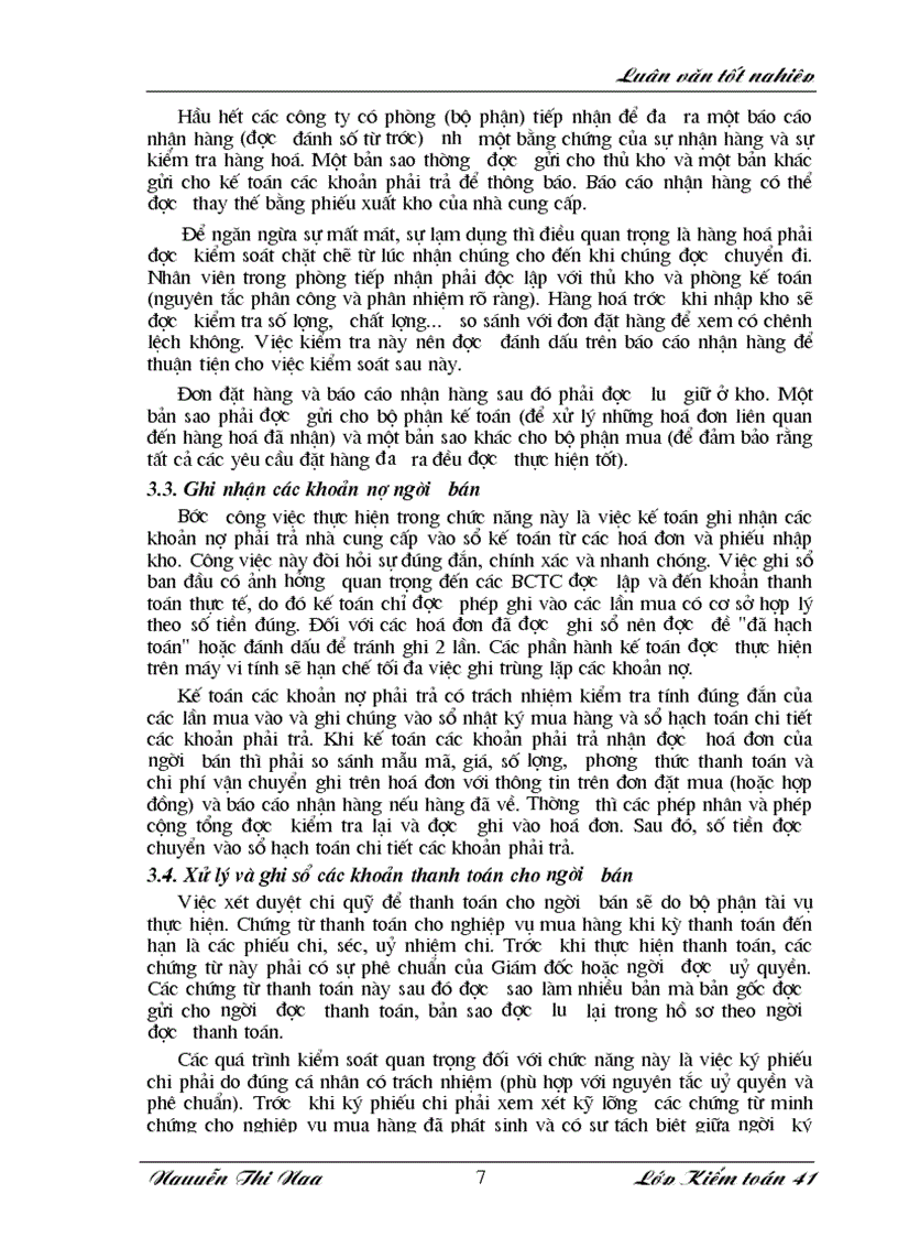 image for page Hoàn thiện quy trình kiểm toán chu trình mua hàng và thanh toán trong kiểm toán Báo cáo tài chính do AASC thực hien