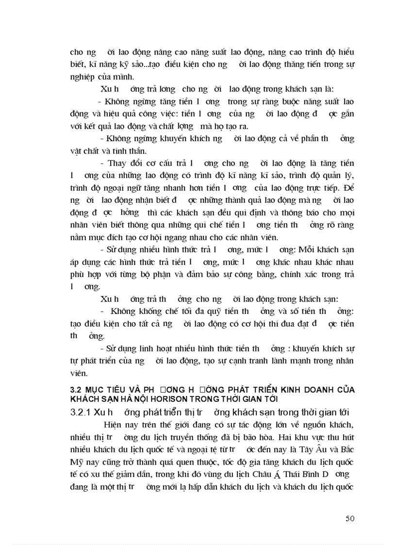 image for page Hoàn thiện công tác tiền lương tiền thưởng tại khách sạn Hà Nội Horison