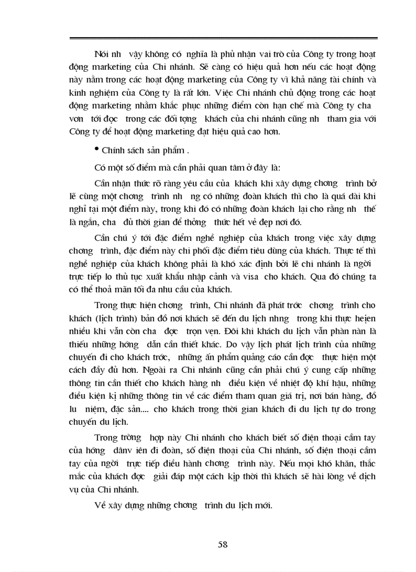 image for page Vấn dụng các chính sách marketing trong kinh doanh du lịch lữ hành ở Chi nhánh công ty du lịch và dịch vụ hồng gai tại Hà Nội