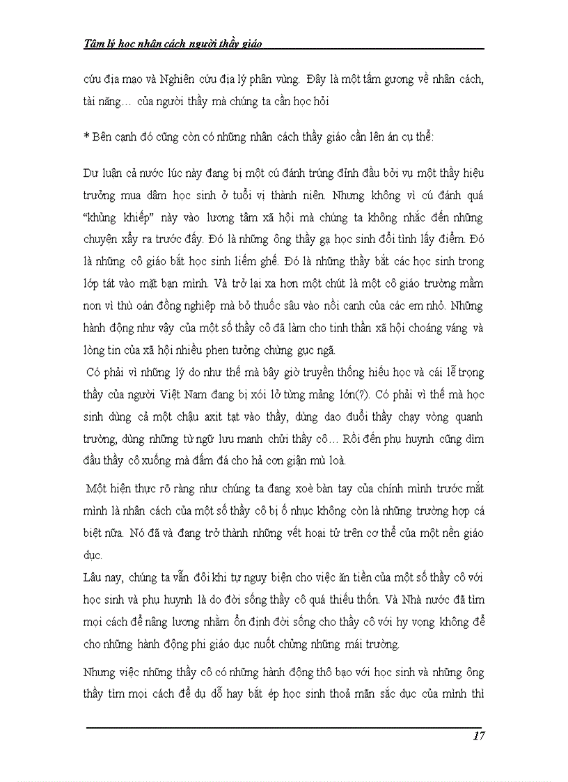 image for page Tâm lý học nhân cách người thầy giáo