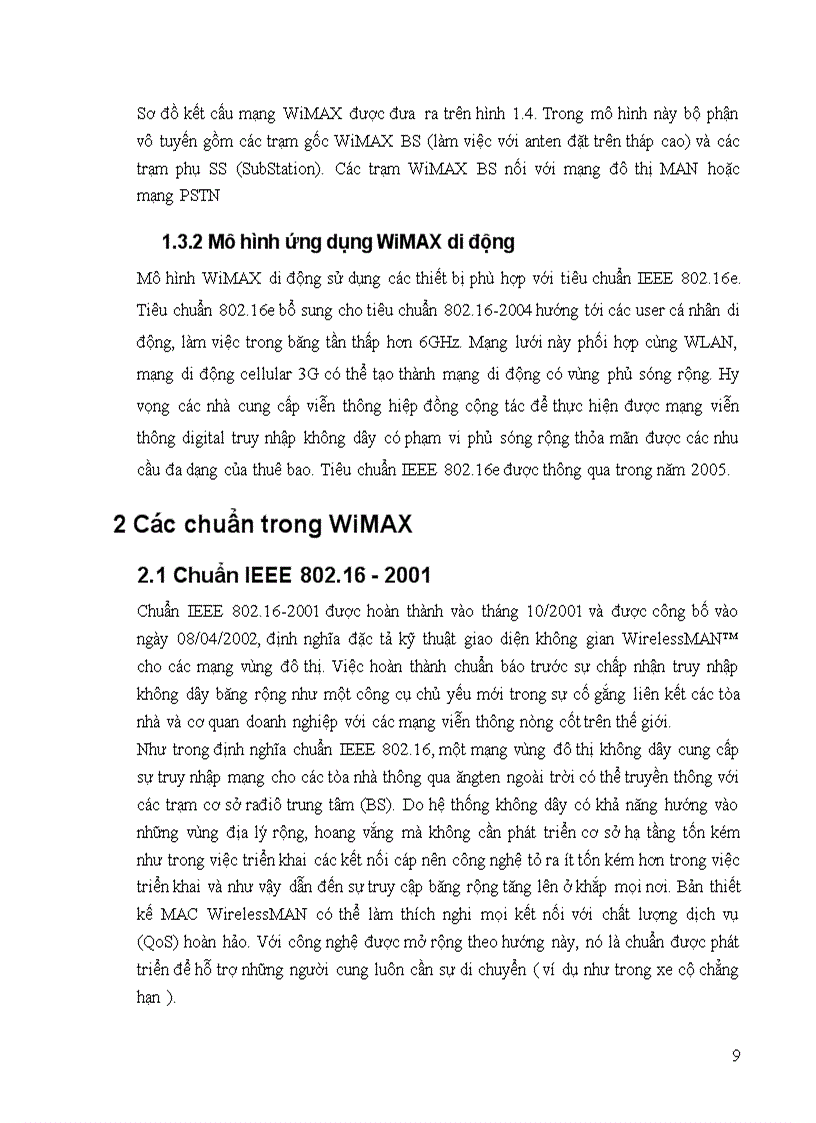 image for page WiMAX Overview Technology