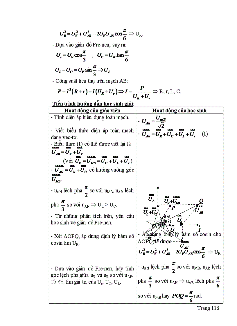 image for page Lựa chọn hệ thống bài tập hướng dẫn giải và giải bài tập vật lý về dòng điện xoay chiều