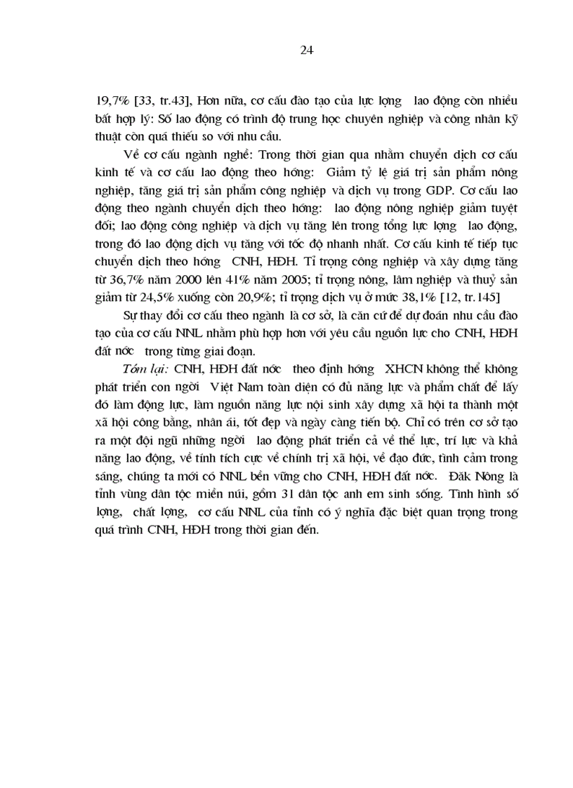 image for page Nguồn nhân lực cho công nghiệp hoá hiện đại hoá ở tỉnh đắk nông