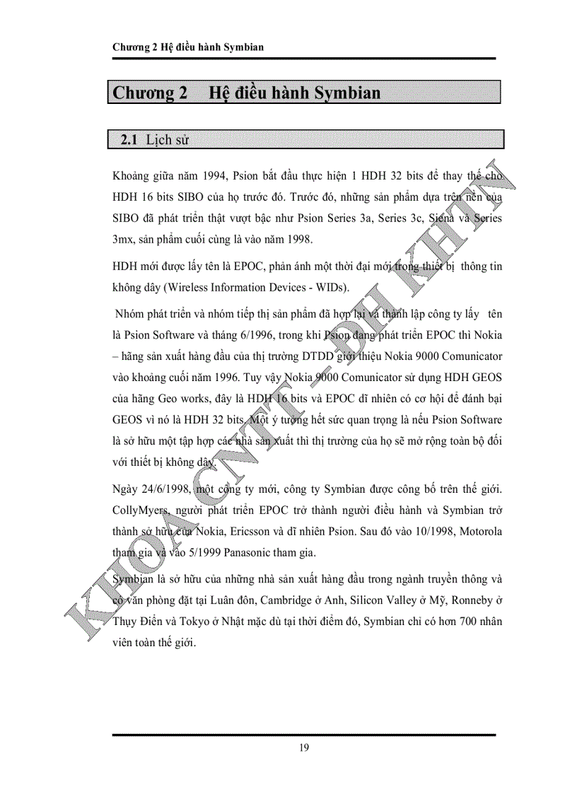 image for page Nghiên Cứu Hệ Điều Hành Symbian 6 0 và Xây Dựng Ứng Dụng Trên Điện Thoại nokia 9210