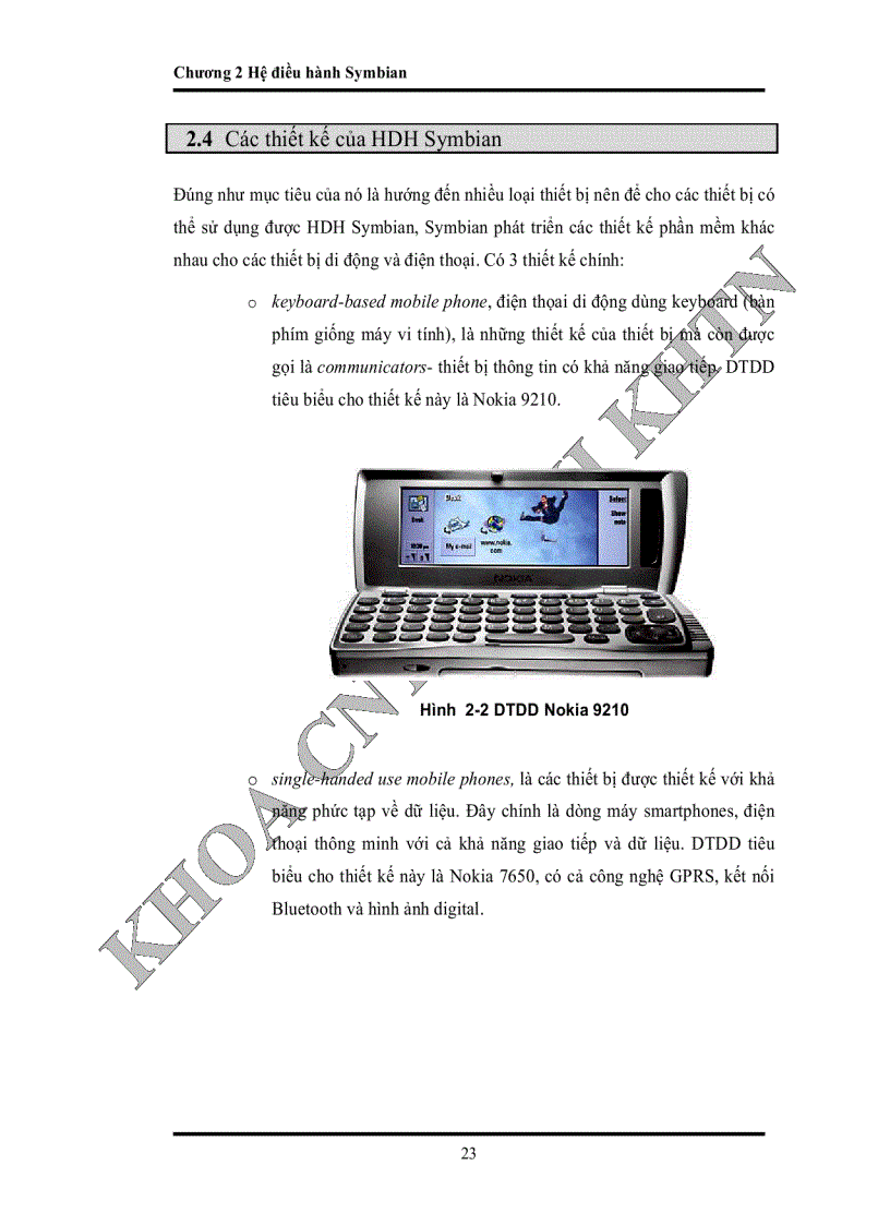 image for page Nghiên Cứu Hệ Điều Hành Symbian 6 0 và Xây Dựng Ứng Dụng Trên Điện Thoại nokia 9210