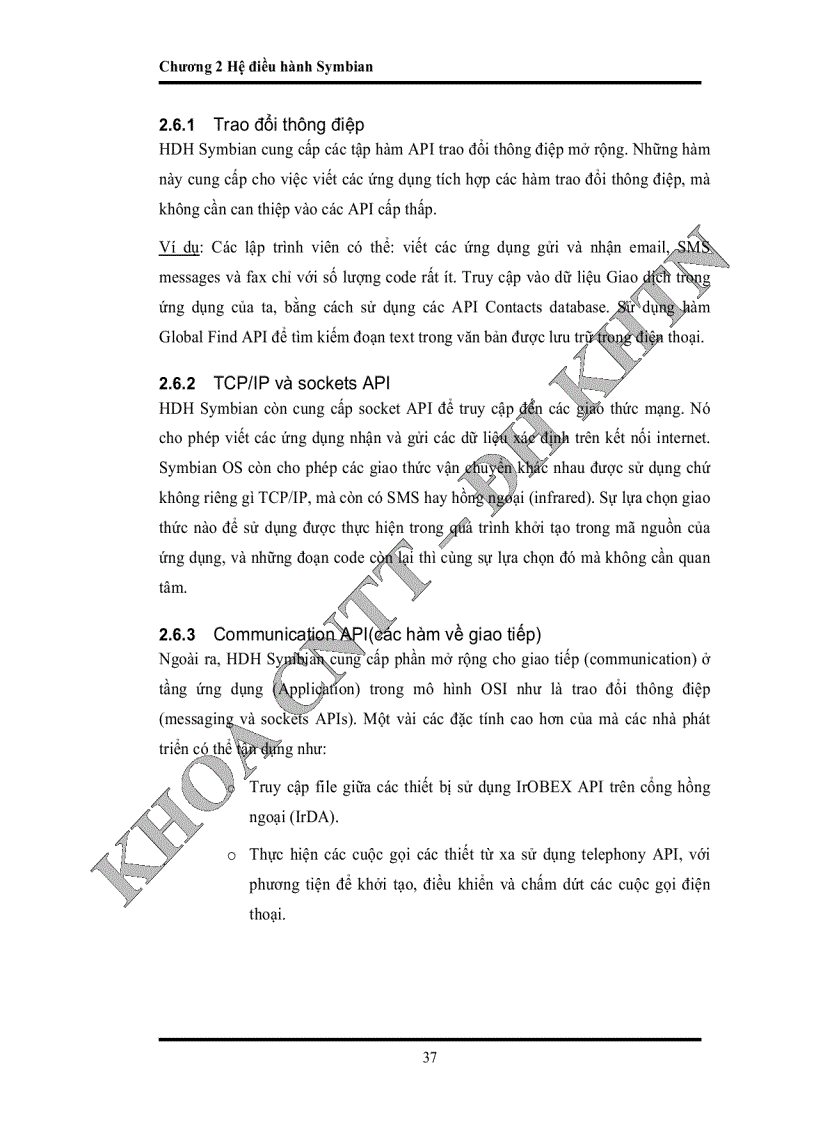 image for page Nghiên Cứu Hệ Điều Hành Symbian 6 0 và Xây Dựng Ứng Dụng Trên Điện Thoại nokia 9210