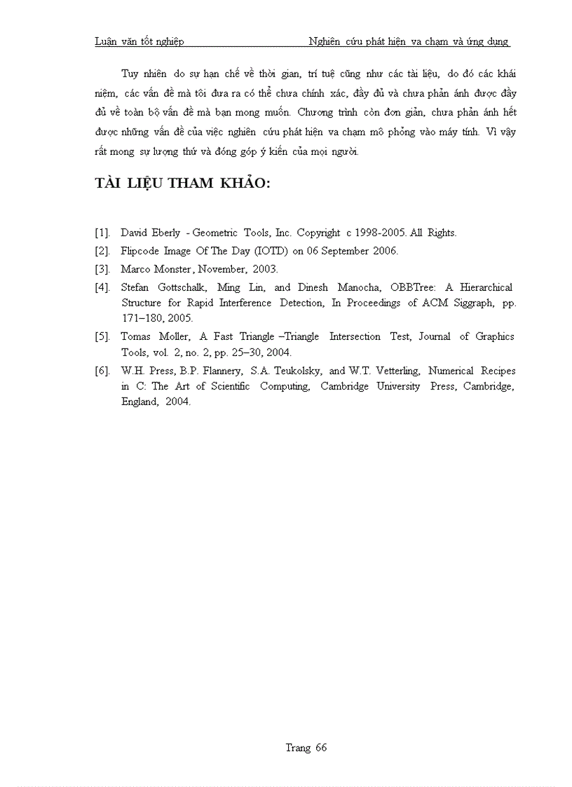 image for page Nghiên cứu phát hiện va chạm và ứng dụng