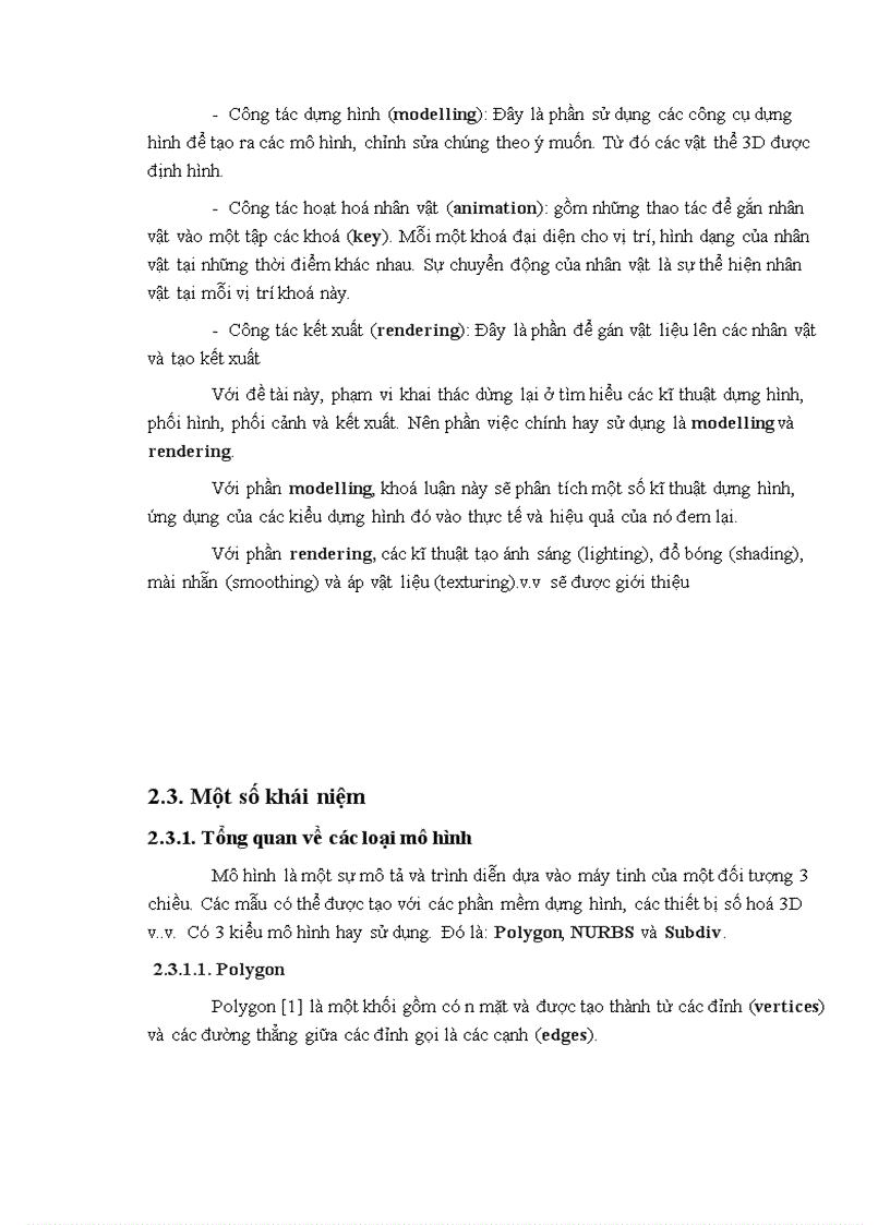 image for page Tìm hiểu một số kĩ thuật xây dựng mô hình 3D và ứng dụng trong tạo lập Web