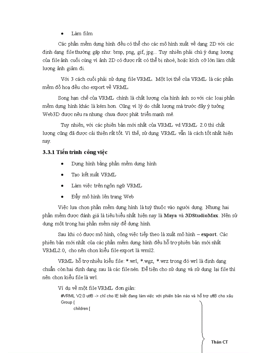 image for page Tìm hiểu một số kĩ thuật xây dựng mô hình 3D và ứng dụng trong tạo lập Web