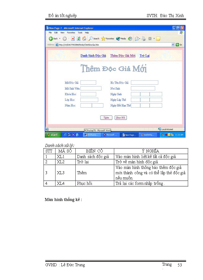 image for page Thiết kế website quản lý thư viện Trường Đại học Thuỷ sản