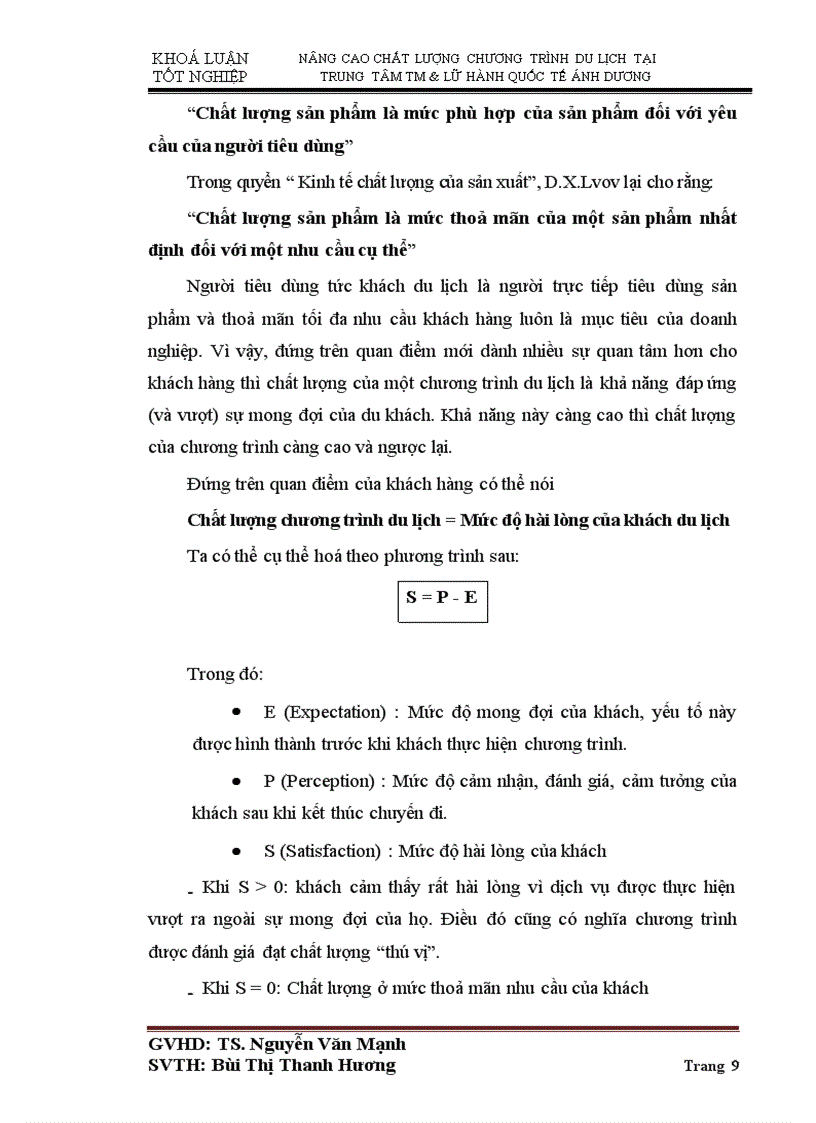 image for page Nâng cao chất lượng chuơng trình du lịch tại trung tâm thuơng mại và lữ hành quốc tế Ánh Duơng