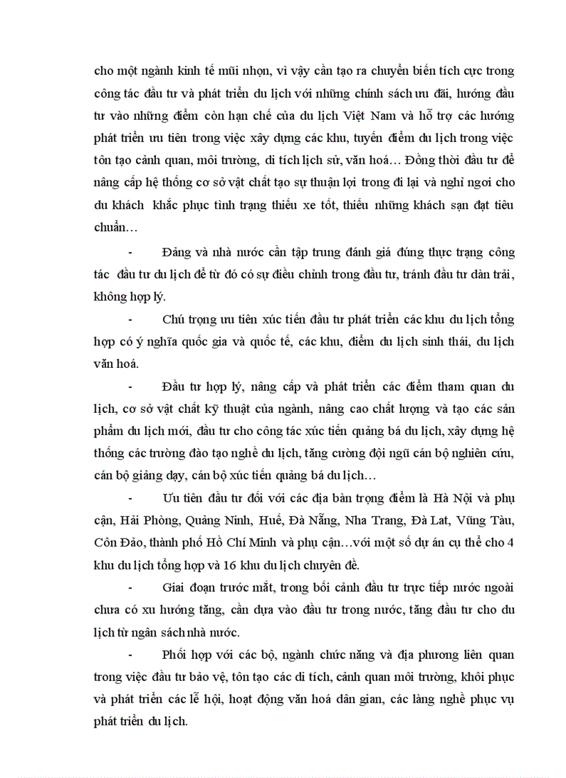 image for page Thực trạng thuận lợi khó khăn và giải pháp phát triển du lịch ở Việt Nam