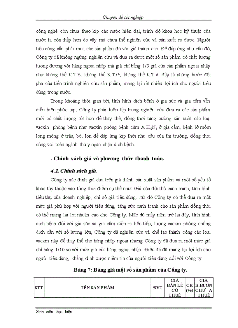 image for page Một số giải pháp thúc đẩy hoạt động tiêu thụ sản phẩm của Công ty Cổ phần Dược và vật tư Thú Y HANVET