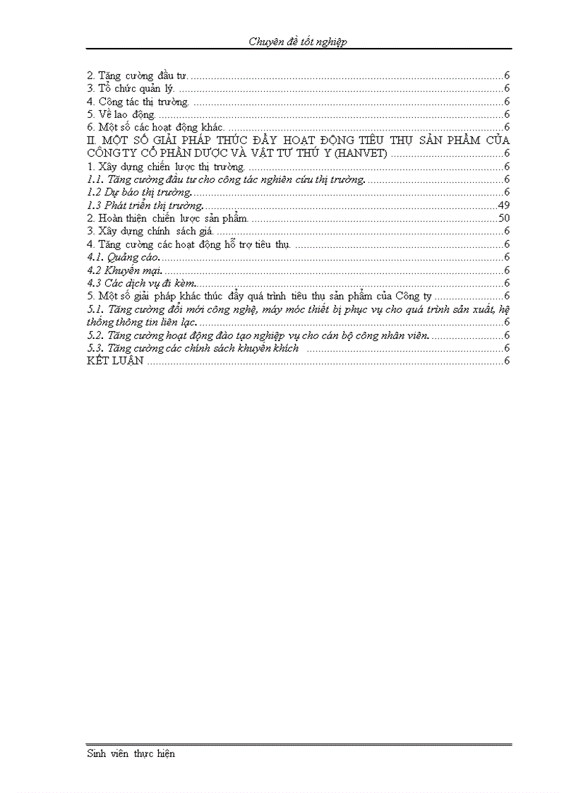 image for page Một số giải pháp thúc đẩy hoạt động tiêu thụ sản phẩm của Công ty Cổ phần Dược và vật tư Thú Y HANVET