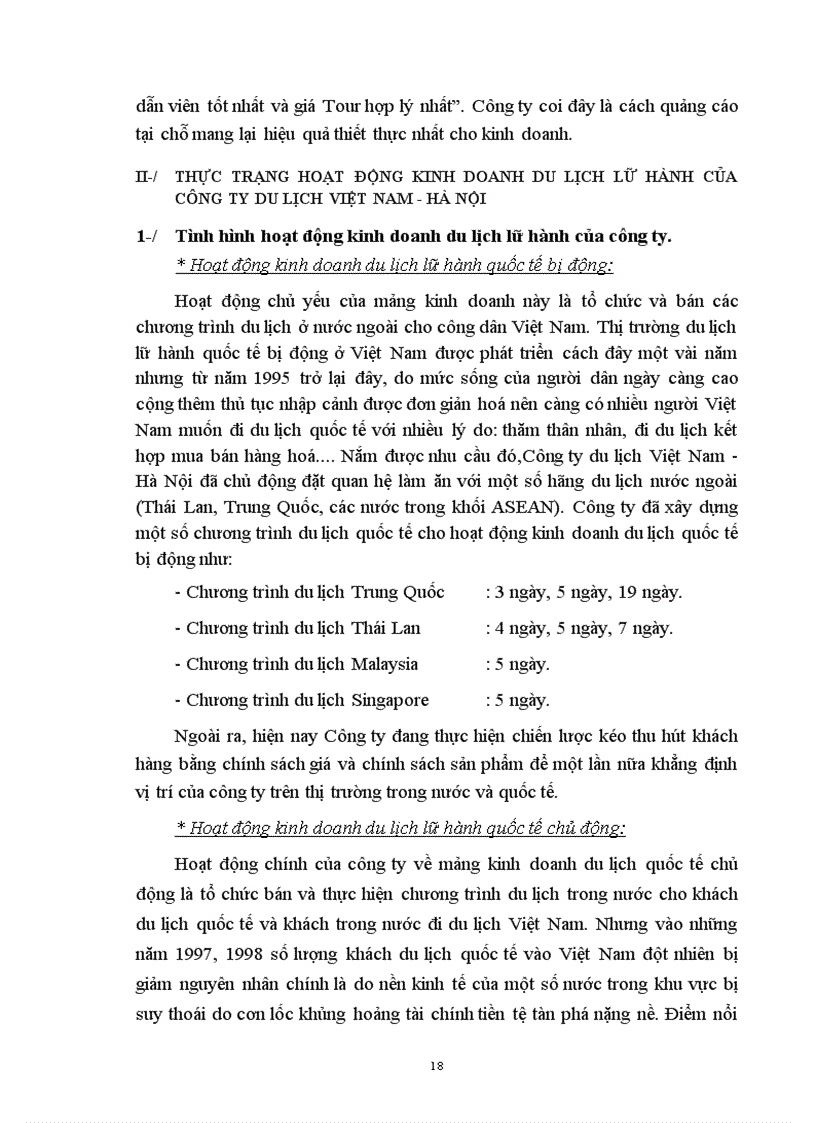 image for page Một số giải pháp và khuyến nghị nhằm phát triển hoạt động kinh doanh du lịch lữ hành của công ty du lịch Việt Nam Hà Nội